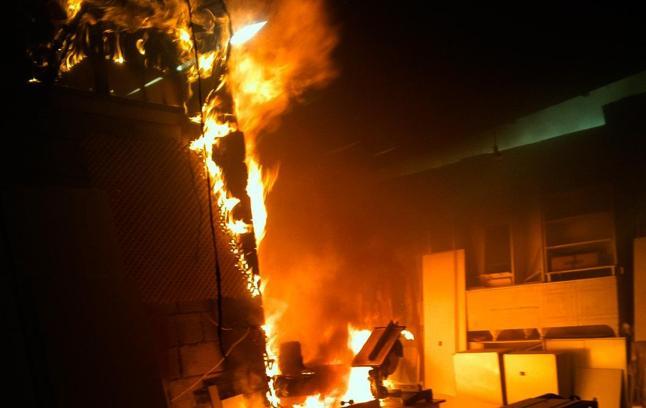 Gaziantep’te marangoz atölyesi yandı