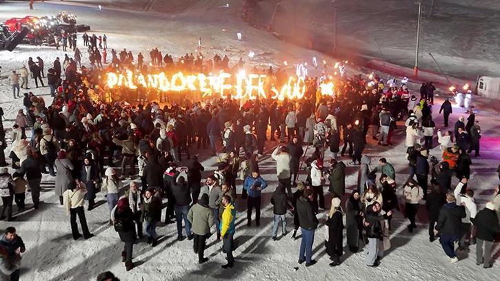 Palandöken'de görkemli sezon açılışı