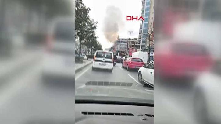 Esenyurt'ta iş yerinde yangın