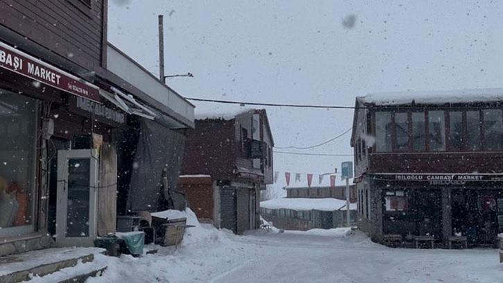 Ordu'nun yüksek kesimlerinde kar yağışı