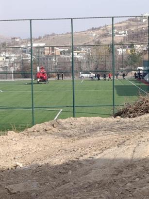Çermik'de peynir tesisindeki patlamada yaralanan 2 kişi, ambulans helikopterle Diyarbakır'a getirildi
