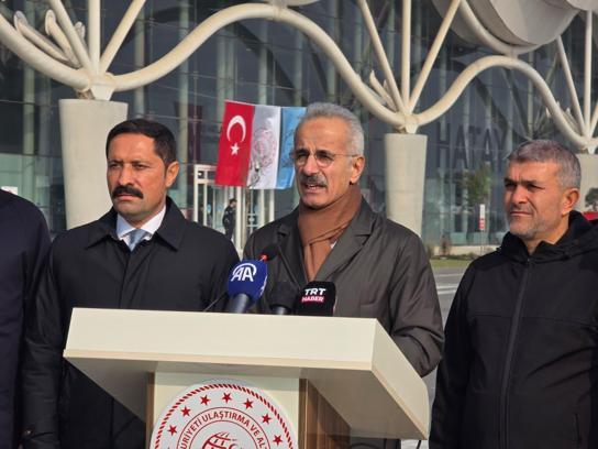 Bakan Uraloğlu: Hatay Havalimanı’ndaki tüm çalışmalar 2026'da tamamlanacak