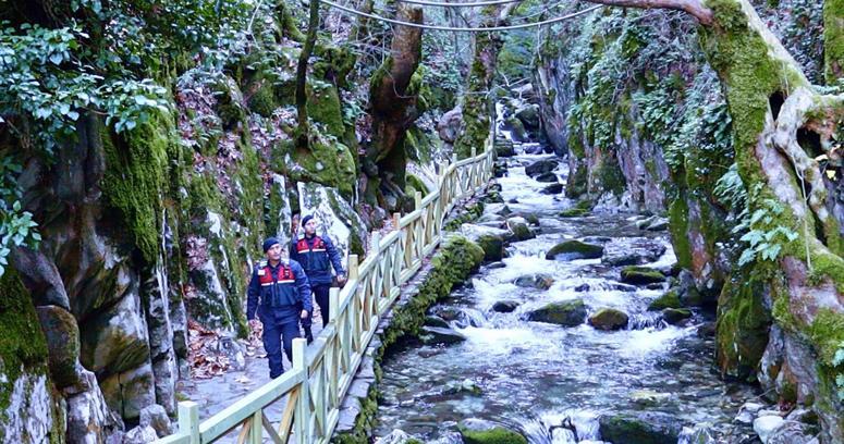 Çanakkale’de Ayazma Pınarı Tabiat Parkı'na jandarma koruması