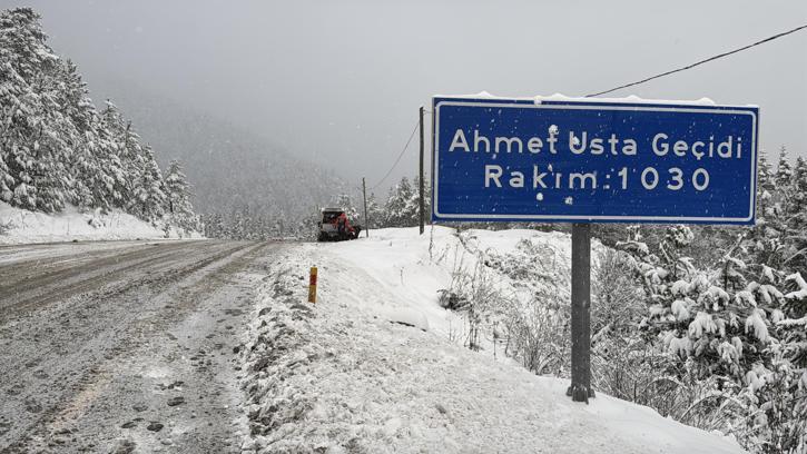Karabük’te kar yağışı