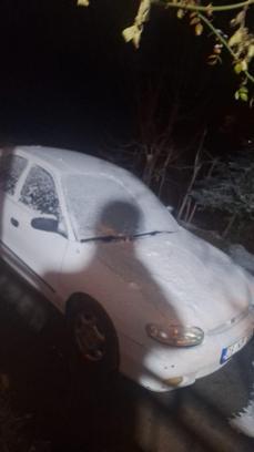 Alaşehir’e mevsimin ilk karı yağdı