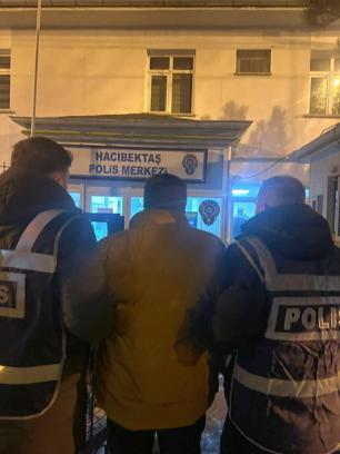 Nevşehir’de bahçe kapıları çalan şüpheli yakalandı