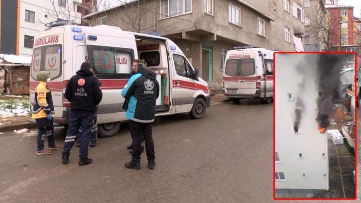 Sultanbeyli'de 5 katlı binada yangın; 8'i çocuk 12 kişiyi itfaiye kurtardı