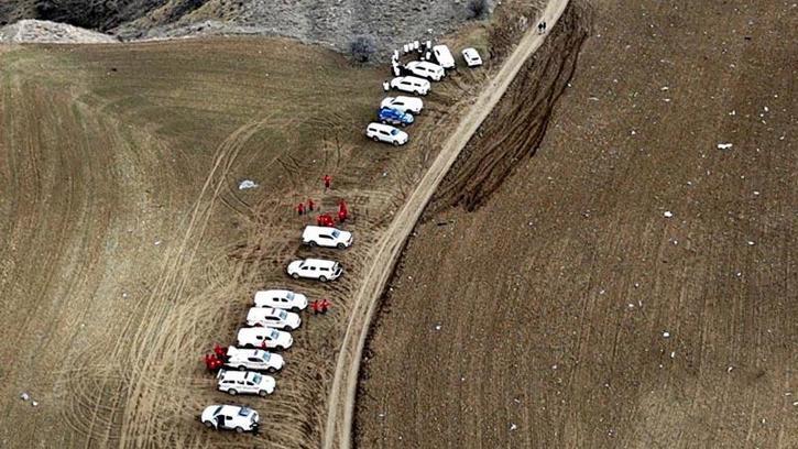 Libya uçağının düşmesine ilişkin ön rapor: Uçak bütün olarak tepeye çarptı