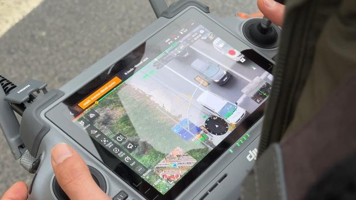 İstanbul - Avcılar'da dron destekli trafik denetimi