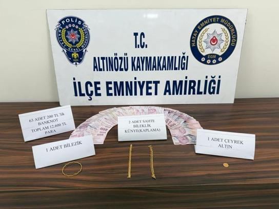 Hatay’da kuyumcuları 95 bin TL dolandıran 3 şüpheli yakalandı