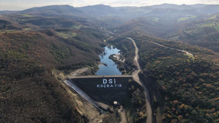 Koçbayır Barajı'nda su tutulmaya başlandı