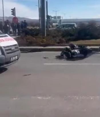 Otomobilin arkadan çarptığı motosikletin sürücüsü öldü