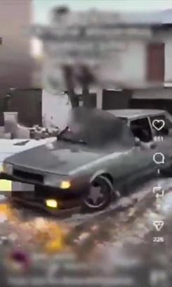 Bursa'da aracı ile drift atan sürücüye 58 bin TL ceza