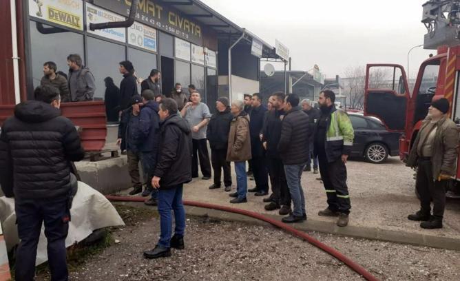 Torna tesviye atölyesi yandı