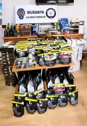 Mudanya’da kaçak tütün operasyonu