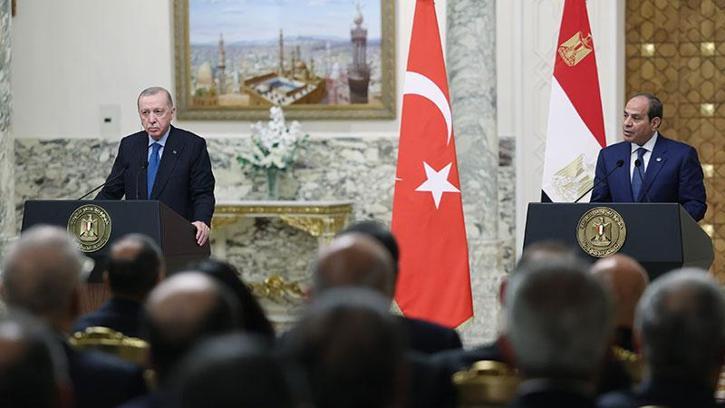 Cumhurbaşkanı Erdoğan: Mısır, Türkiye'nin Afrika'daki en büyük ticaret ortağı olmayı sürdürüyor