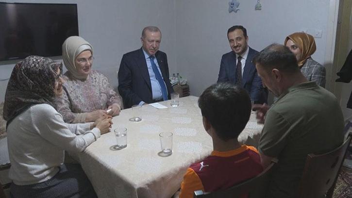 Cumhurbaşkanı Erdoğan, Kayacık ailesi ile iftar yaptı