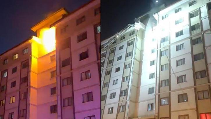 Hatay’da apartmanın en üst katında yangın: 13 kişi dumandan etkilendi