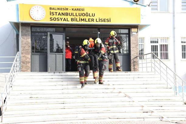 Balıkesir'de deprem tatbikatı