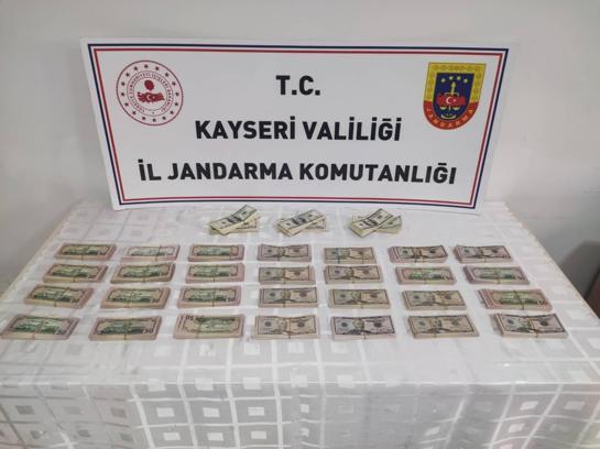Kayseri’de sahte 192 bin 250 dolar ele geçirildi