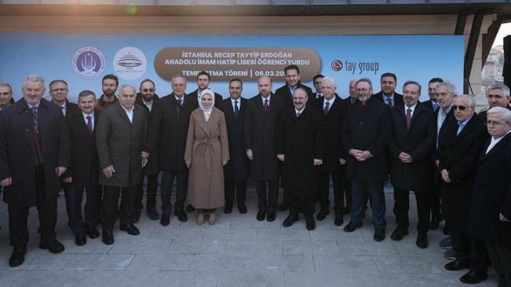 Fatih’te ‘Recep Tayyip Erdoğan Anadolu İmam Hatip Lisesi Öğrenci Yurdu’nun temeli atıldı