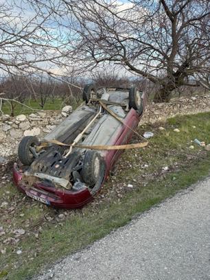 Eğirdir'de kaza: 1 yaralı