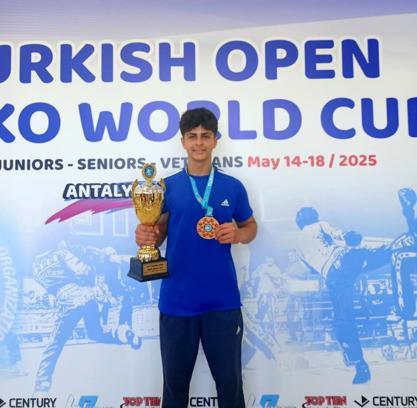 Burdurlu sporcudan Dünya Kupası'nda madalya mücadelesi