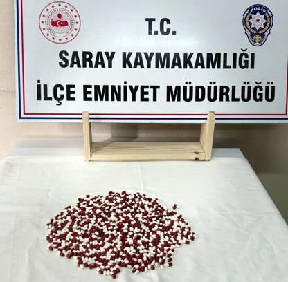 Tekirdağ'da 657 uyuşturucu hap ele geçirildi