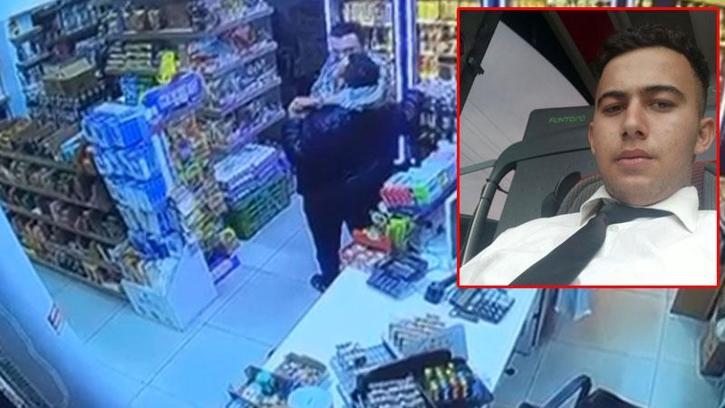 Alkollü iş yeri sahibinin tartıştığı müşteriyi öldürdüğü anlar kamerada