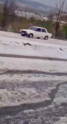Muğla'da dolu yağışı