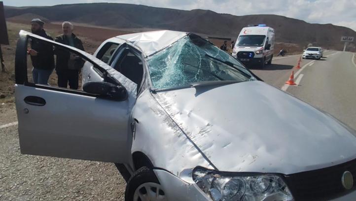 Otomobil takla attı: 1 yaralı