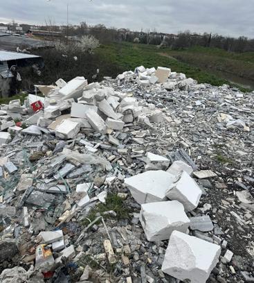 Dere yatağına atık döken kişiye 50 bin lira ceza