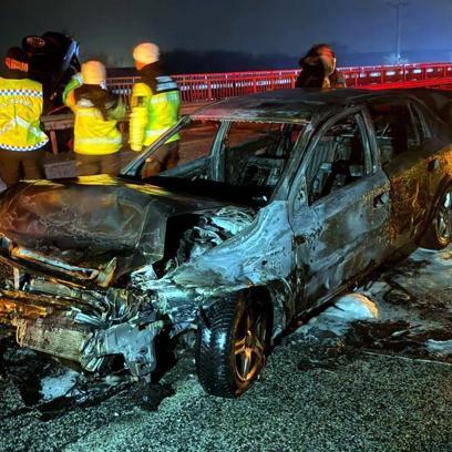 Lüleburgaz'da zincirleme kaza; 2 yaralı