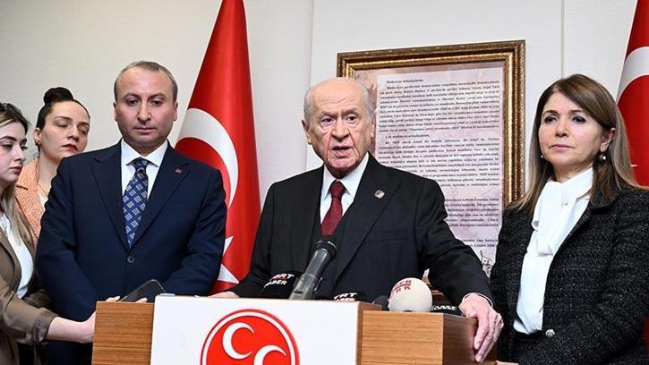 Bahçeli: İstifa herhangi bir küskünlüğe dayalı değildir