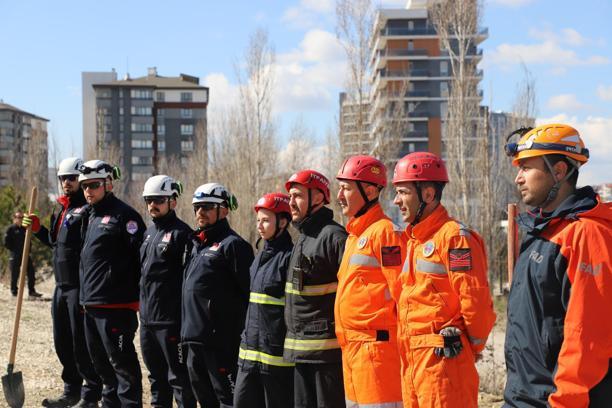 Kastamonu'da  heyelan tatbikatı
