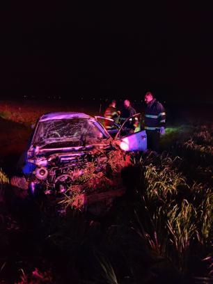 Otomobil tarlaya yuvarlandı: 1 ölü, 3 yaralı