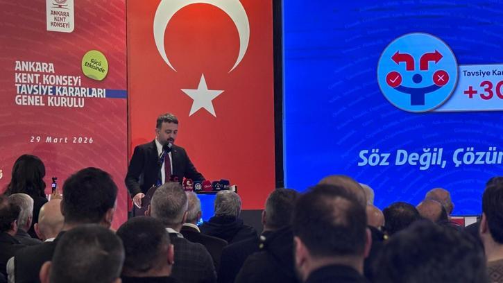 Ankara Kent Konseyi'nde Tavsiye Kararları Genel Kurulu düzenlendi