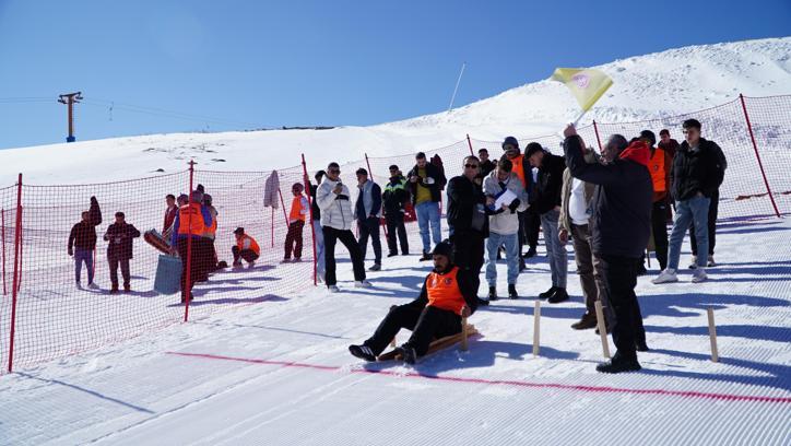 Erciyes’te, Geleneksel Kızak Türkiye Şampiyonası düzenlendi