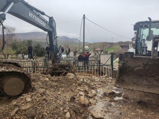 Şırnak’ta sel ve taşkınların yol açtığı hasar gideriliyor