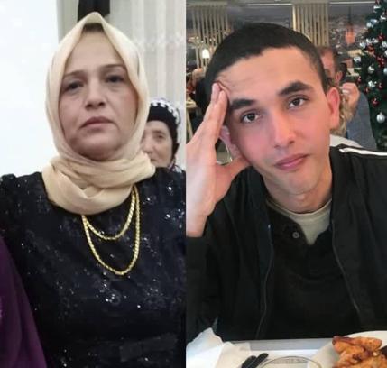 Silahla saldırıda ölen anne ve oğlu, toprağa verildi