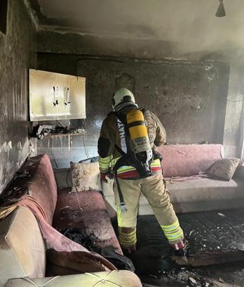 Hatay’da ev yangını korkuttu