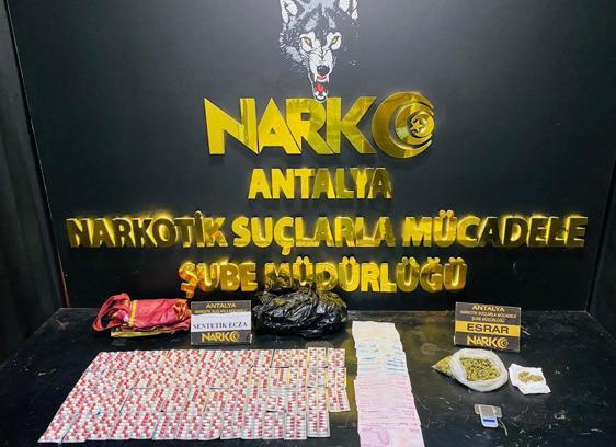 Antalya’da narkotik operasyonu: 22 tutuklu