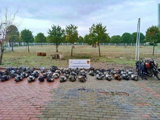 Nevşehir’de motosikletlerin şase numaralarını kazıyan 2 şüpheli yakalandı