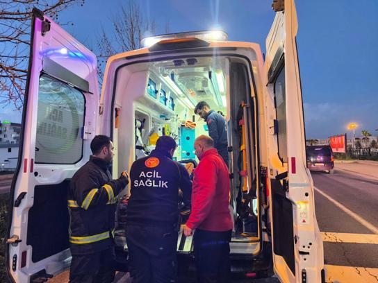 Mardin’de TIR ile çarpışan otomobilin sürücüsü yaralandı