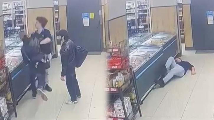 Küçükçekmece’de kendilerinden şüphelenen market çalışanına yumruk atıp kaçan 2 şüpheli yakalandı