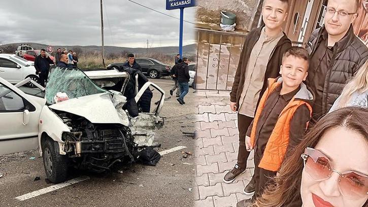 Baba ve 2 çocuğunun öldüğü kazada yaralanan anne de 18 gün sonra yaşam savaşını kaybetti