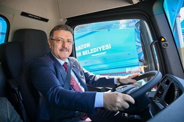 Trabzon Büyükşehir Belediyesi araç filosuna 46,5 milyonluk yatırım