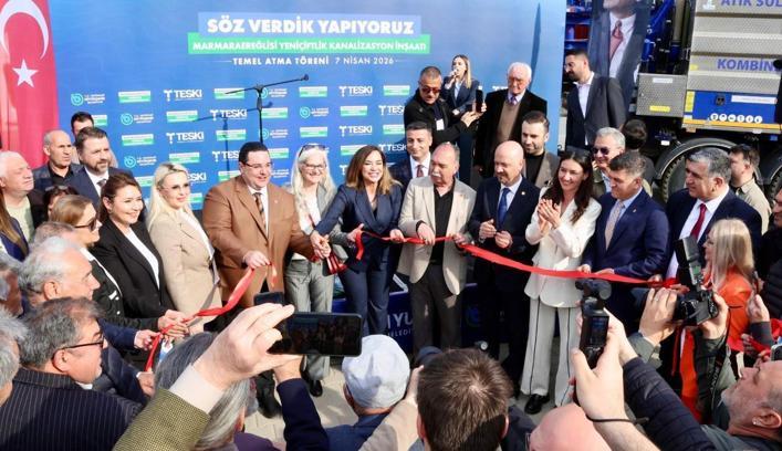 Tekirdağ Büyükşehir Belediyesi, Marmaraereğlisi'nin alt yapı sorununu çözüyor