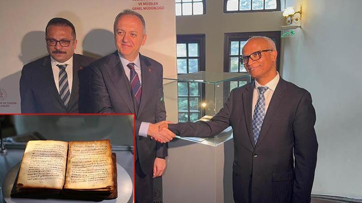 El yazması eser, ait olduğu Etiyopya’ya iade edildi