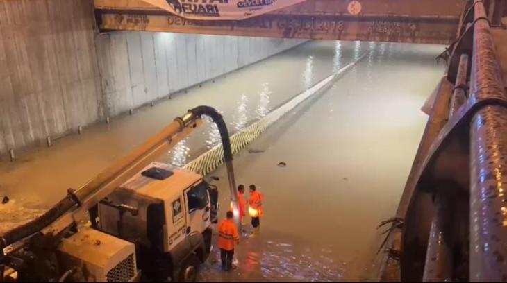 Osmaniye’de sağanak yağış etkili oldu